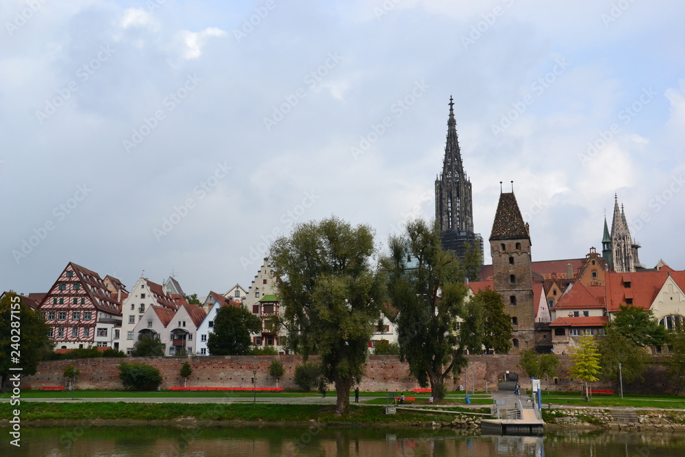 Pretty crooked houses of Ulm