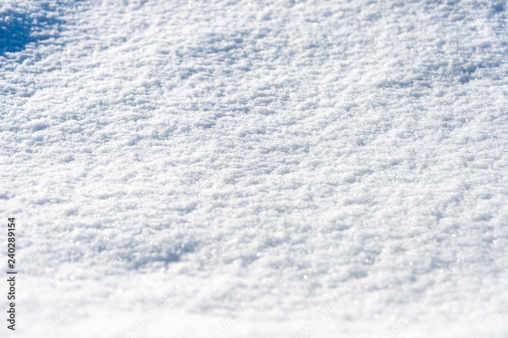 white background, snow texture