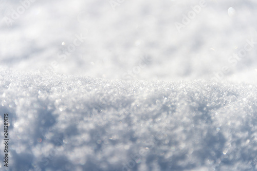 white background, snow texture