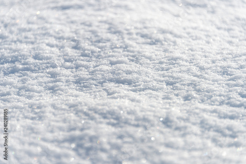 white background, snow texture