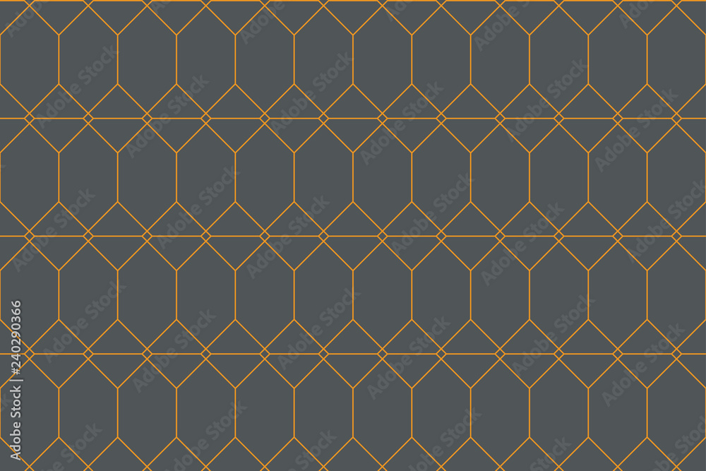 Seamless, abstract background pattern made with lines in dark, pastel green and gold colors. Classic, vintage looking vector art. Seamless, abstract background pattern made with lines in dark, pastel green and gold colors. Classic, vintage looking vector art.