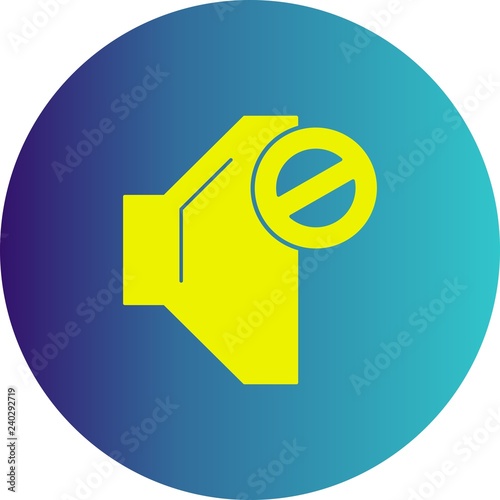 vector mute icon