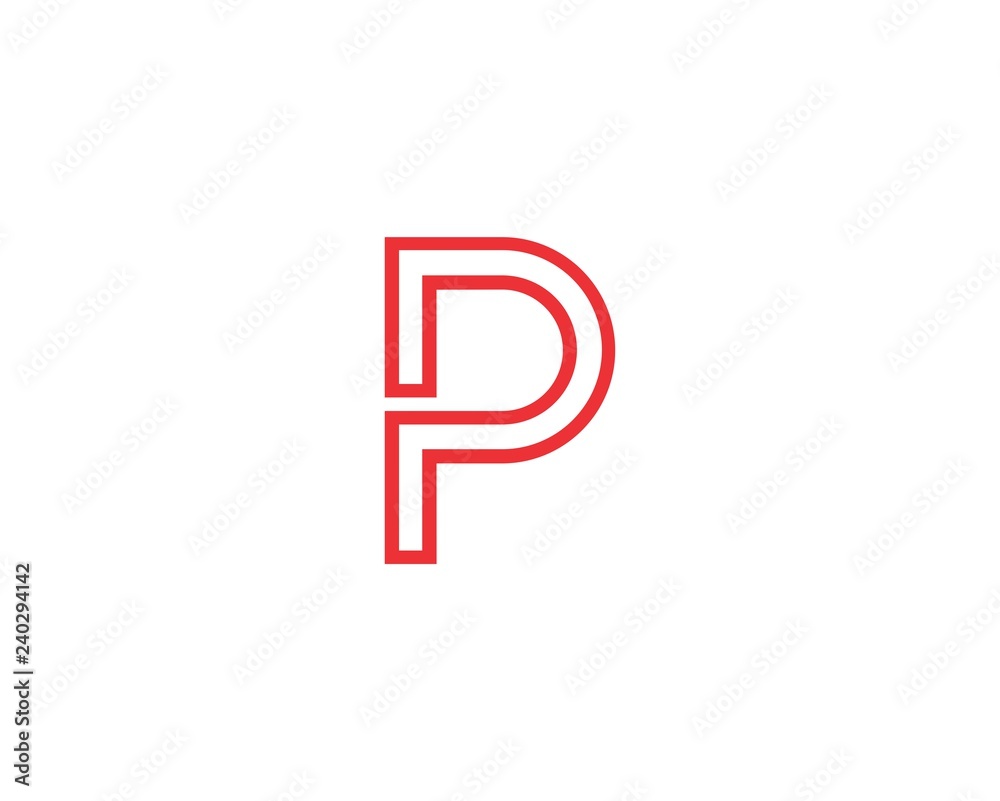 Letter P icon alphabet symbol.


Letter P logo icon design vector sign.
