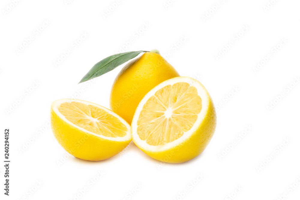 Lemons isolated on the white background. Lemons isolated on the white background.