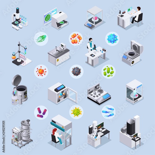 Microbiology Isometric Set