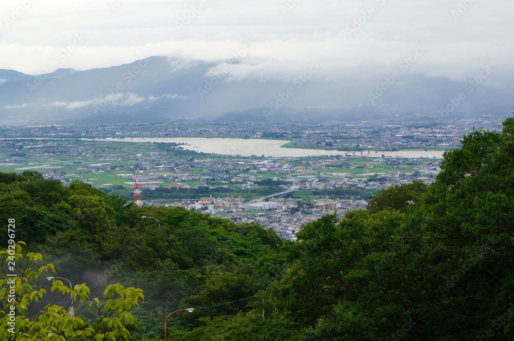 徳島県・眉山からの眺め