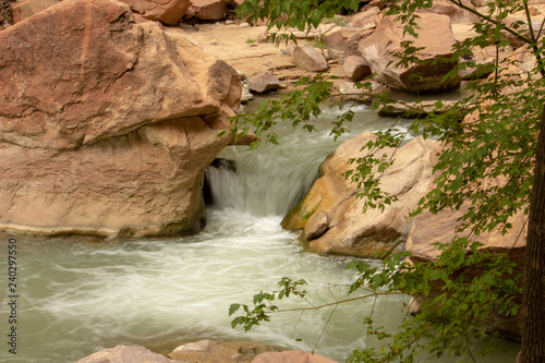 Waterfall at Zion National Park