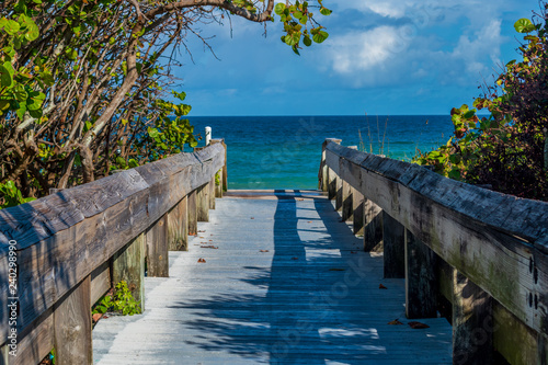 Bridge to the beach