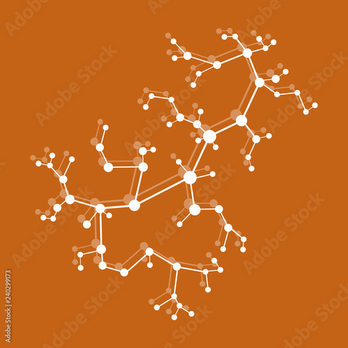 Structure of molecule and communication.