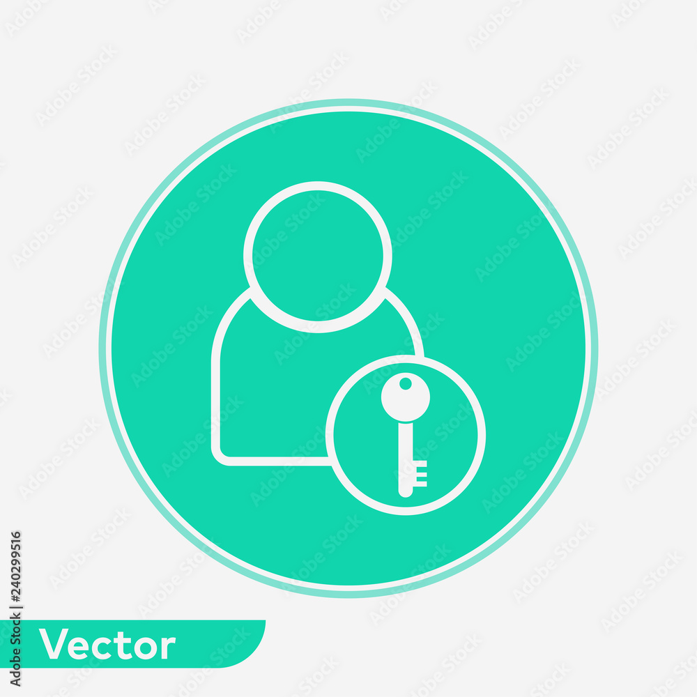 User vector icon sign symbol