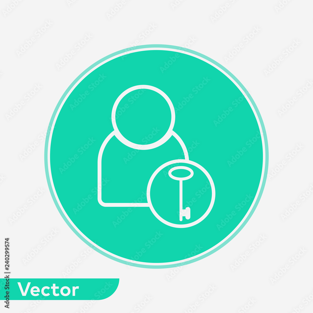User vector icon sign symbol