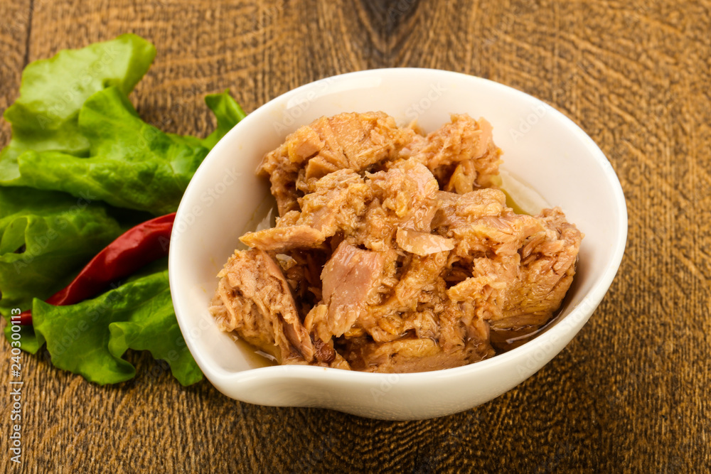 Canned tuna fish