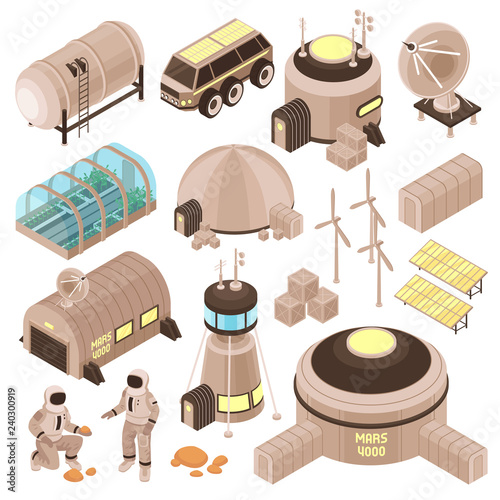Space Base Isometric Set