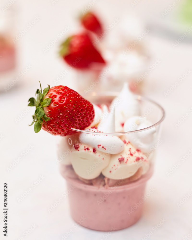 Desserts on a white background. Delicious cakes. Desserts on a white background. Delicious cakes.