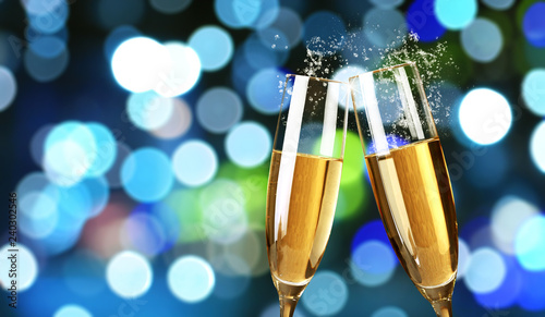 Canvas Print Champagner zum Fest