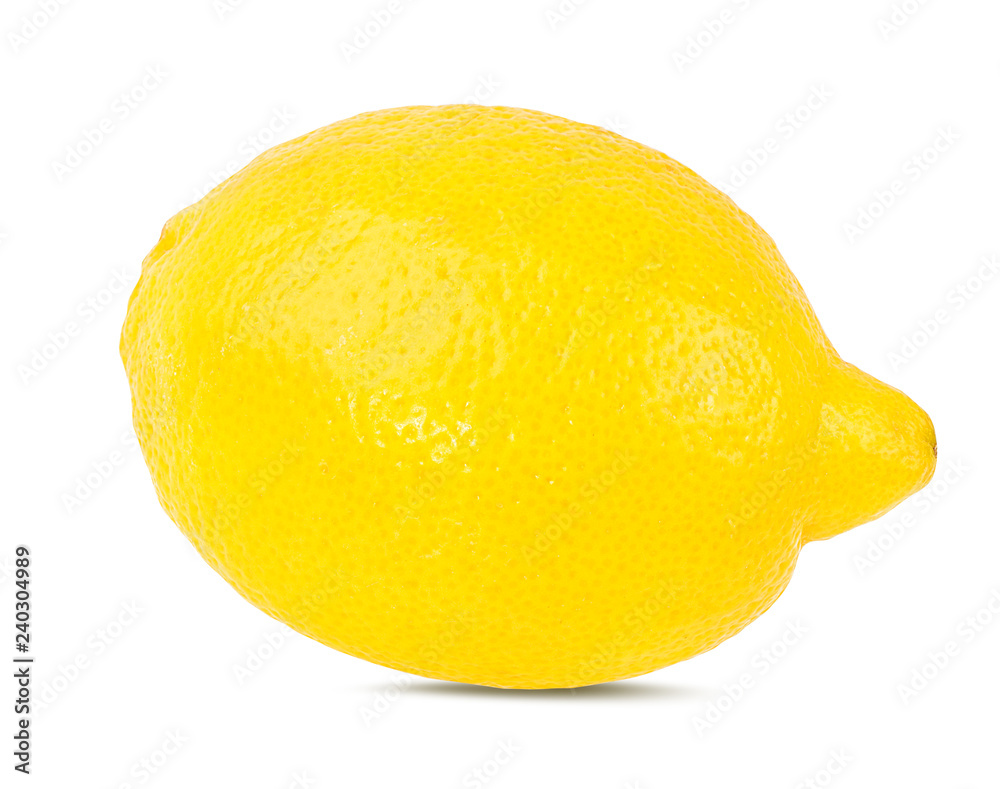 Fresh lemon isolated on white background with clipping path Fresh lemon isolated on white background with clipping path
