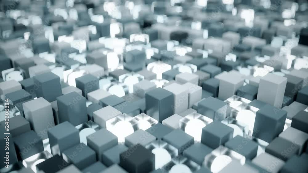 4K Quantum Computing Concept. Seamless Loop 4K Quantum Computing Concept. Seamless Loop