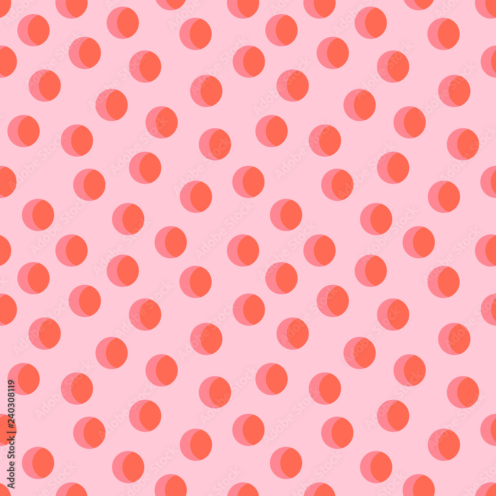 Polka dot background. Abstract round seamless pattern. Vector illustration. Polka dot background. Abstract round seamless pattern. Vector illustration.
