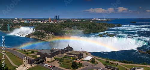 Rainbow at Niagara Falls photo