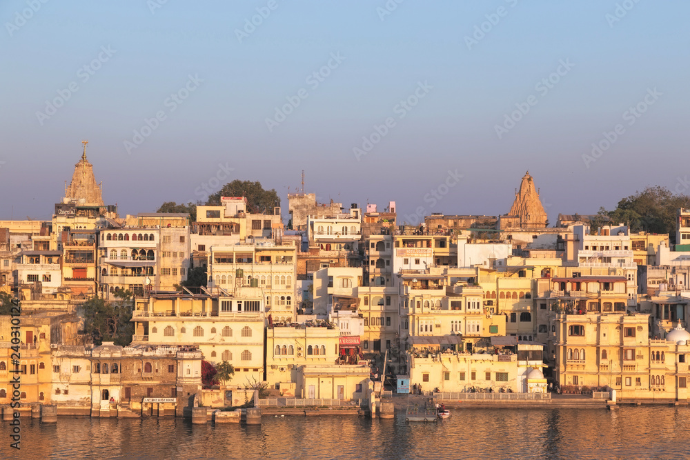 Udaipur City in Rajasthan state of India