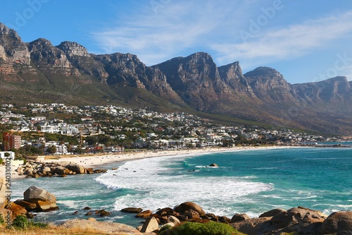 Camps Bay is the popular tourist destination in Cape Town, South Africa