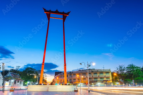 Photography The Giant Swing (Sao Ching Cha) long exposure at Bangkok, Thailand