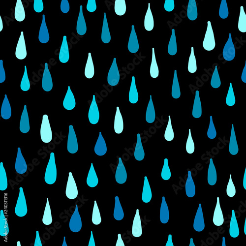 Rain, seamless pattern for your design