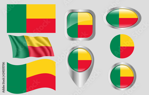 Flag of Benin Free Download Flag of Benin - GFXLoad