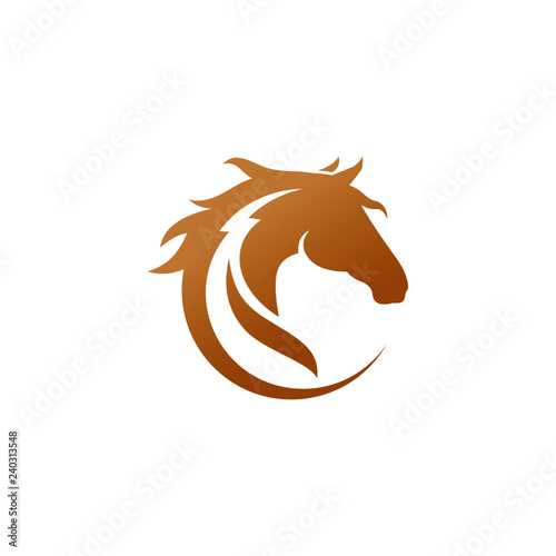 horse logo template photo