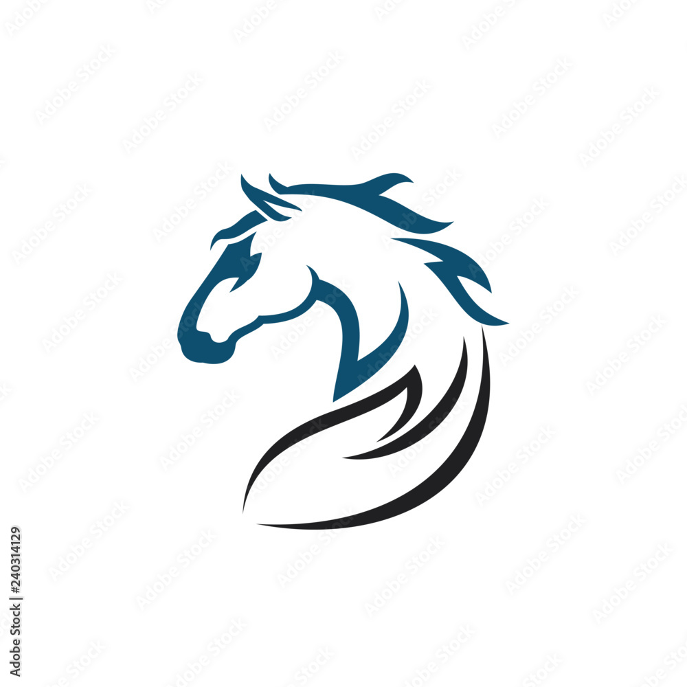 horse logo template