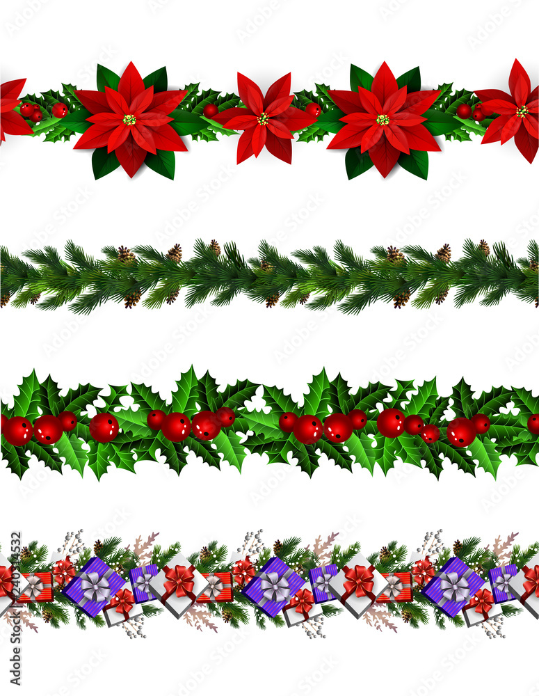 Naklejka premium Christmas elements for your designs