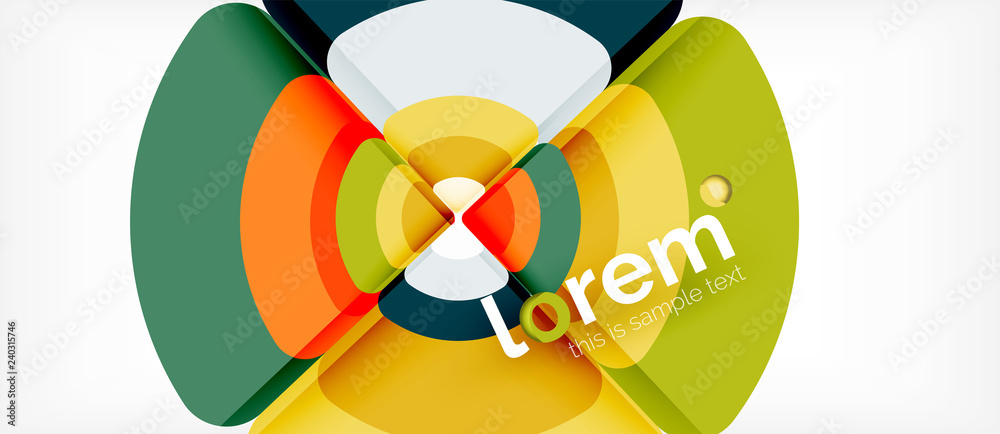 Circles and triangles geometric abstract background. Trendy abstract layout template for business or technology presentation or web brochure cover, wallpaper Circles and triangles geometric abstract background. Trendy abstract layout template for business or technology presentation or web brochure cover, wallpaper