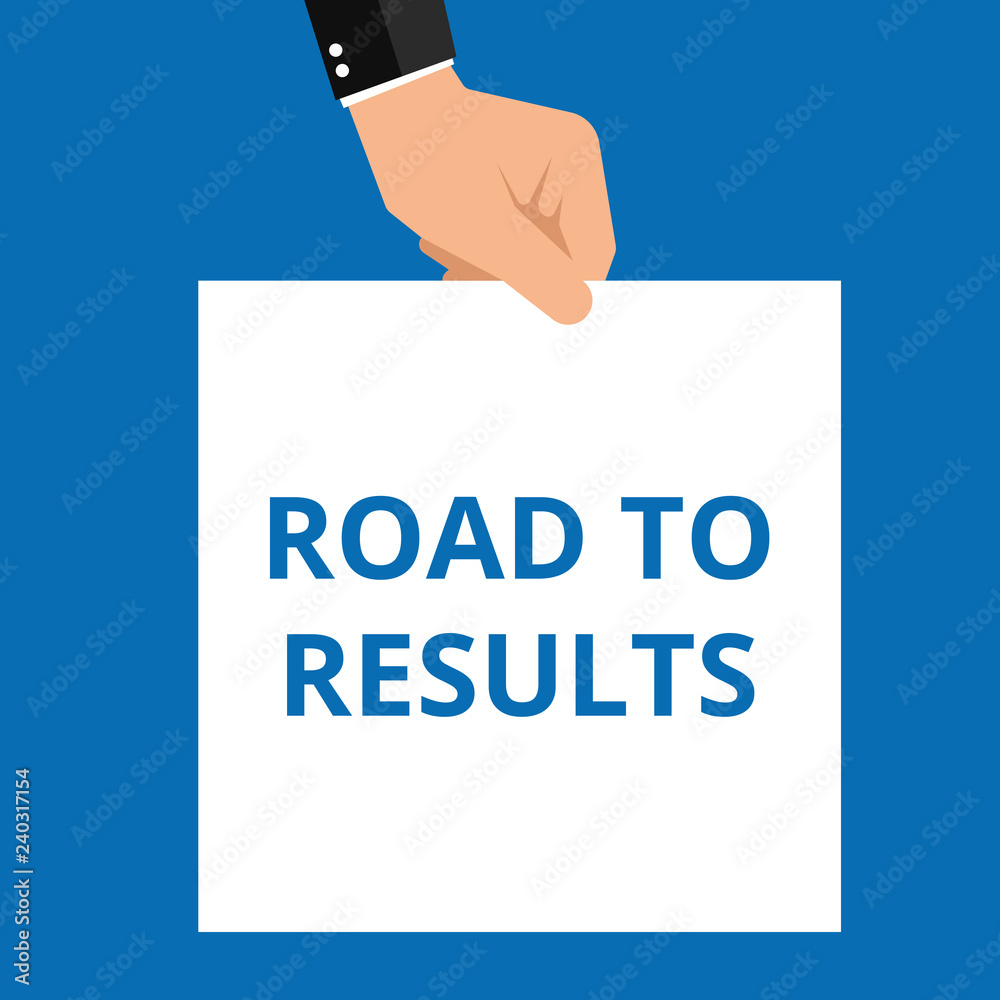 Word writing text Road To Results. Word writing text Road To Results.