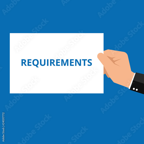 text Requirements.