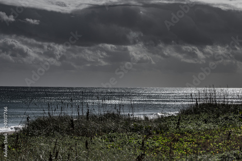 Rain Storm Rolling onto the Beach