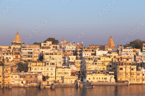 Udaipur City in Rajasthan state of India