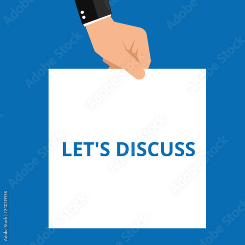 text Let s is Discuss.