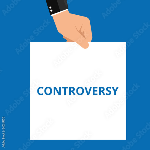 Word writing text Controversy.