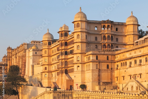 Udaipur City Palace in Rajasthan state of India