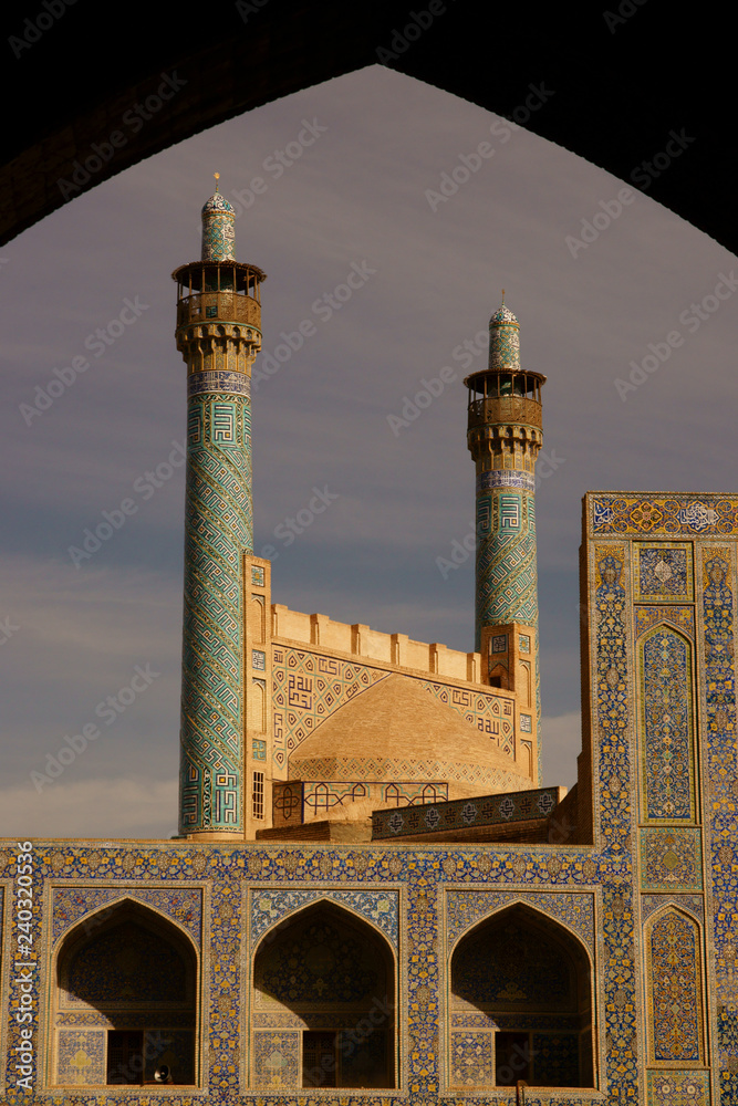 Obraz premium Abbasi Great Mosque in Isfahan (Esfahan). Iran
