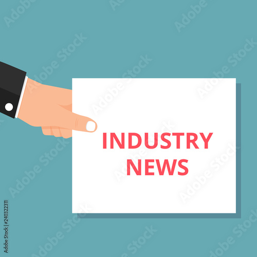 Writing note showing Industry News.