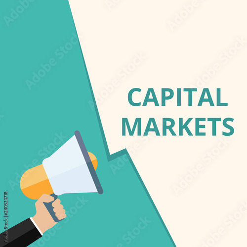 Writing note showing Capital Markets.