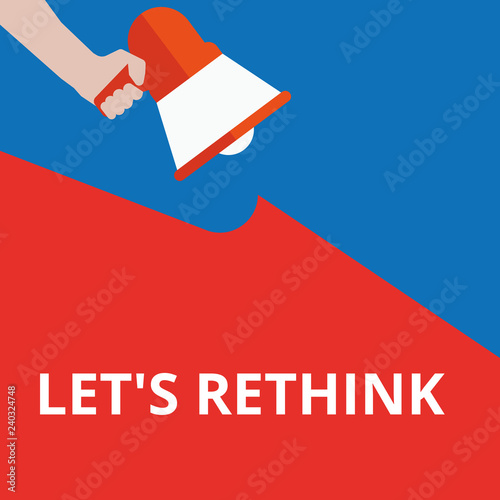 text Let s is Rethink.