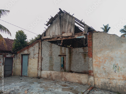 The former house that is not inhabited anymore