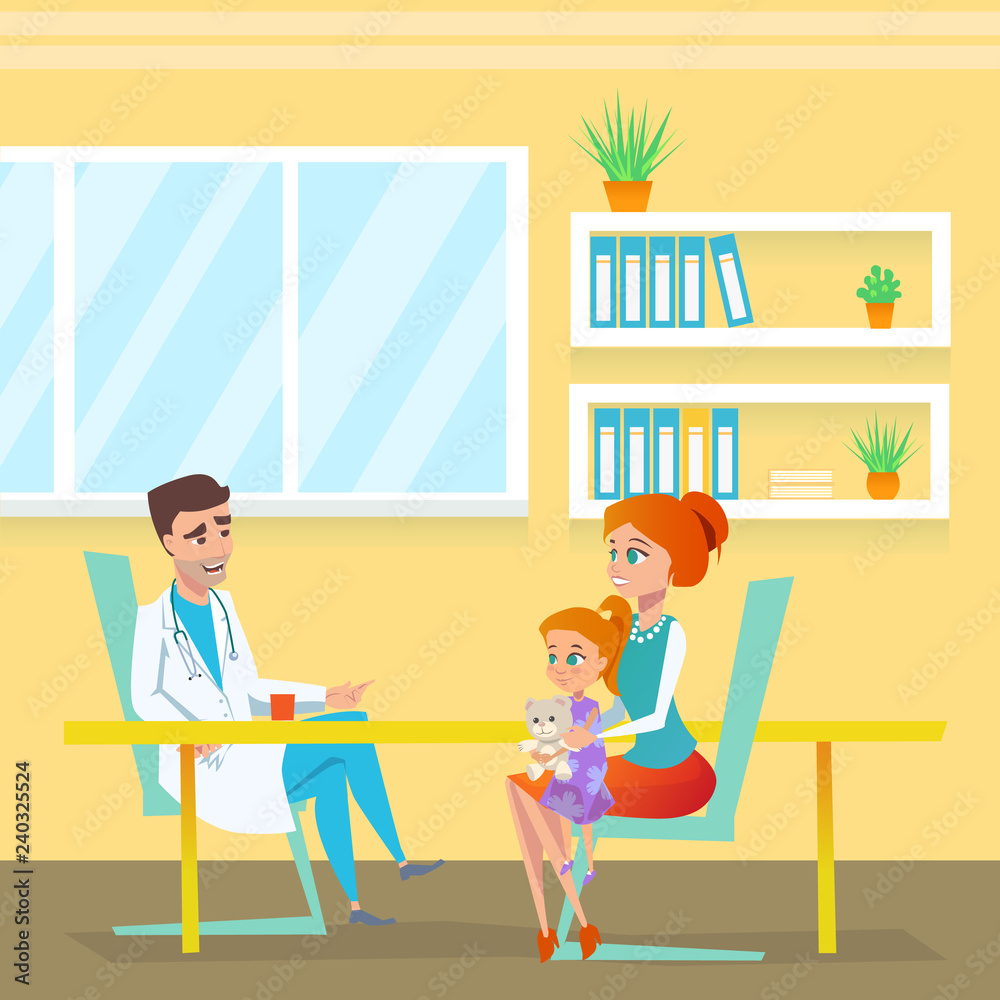 Pediatrician Doc Appointment in Hospital Cabinet