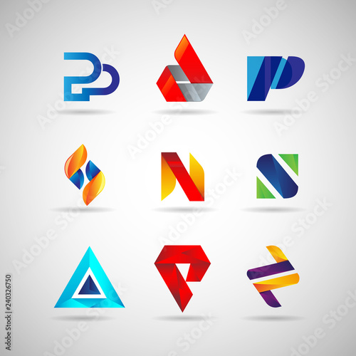Free Download Colorful Logo Set Collection Template Sign Symbol Icon - GFXLoad
