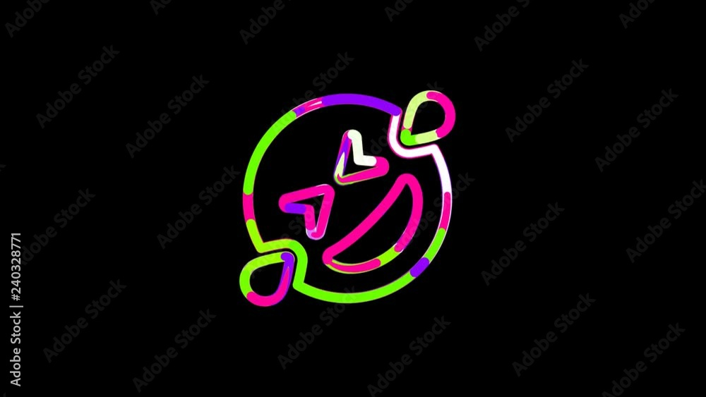 Circles gather in symbol grin squint tears. After it crumbles in a line and moves to the camera. Alpha channel black Circles gather in symbol grin squint tears. After it crumbles in a line and moves to the camera. Alpha channel black