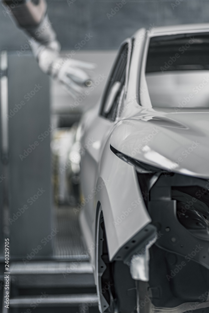 Production line of automobile plant, painting shop