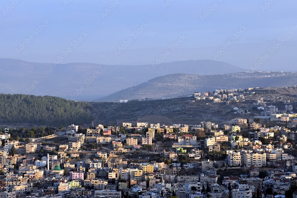 Panorama of Nazareth; city - Nazareth, country - Israel, date - 12/11/2018