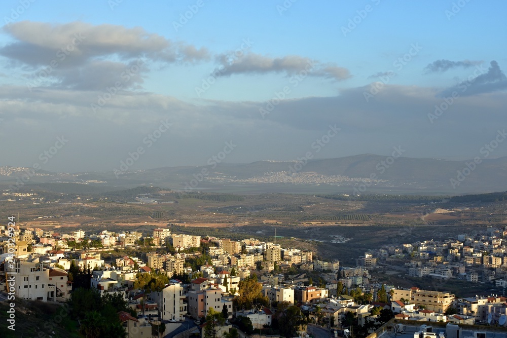 Panorama of Nazareth;city - Nazareth, country - Israel, date - 12/11/2018